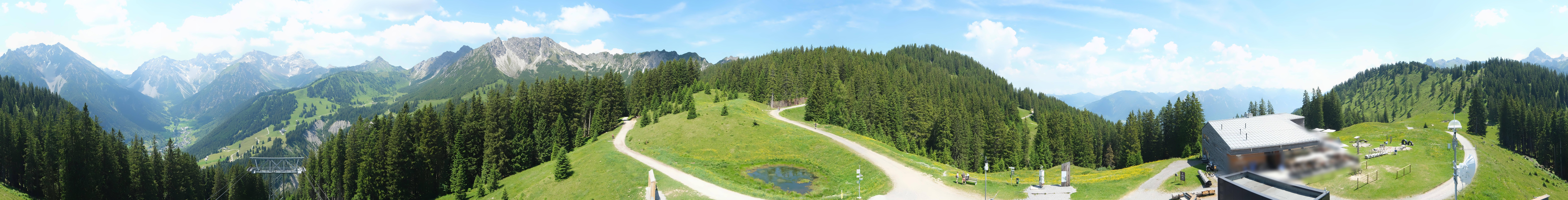 Archived image Webcam Panoramic view valley "Brandnertal", Vorarlberg