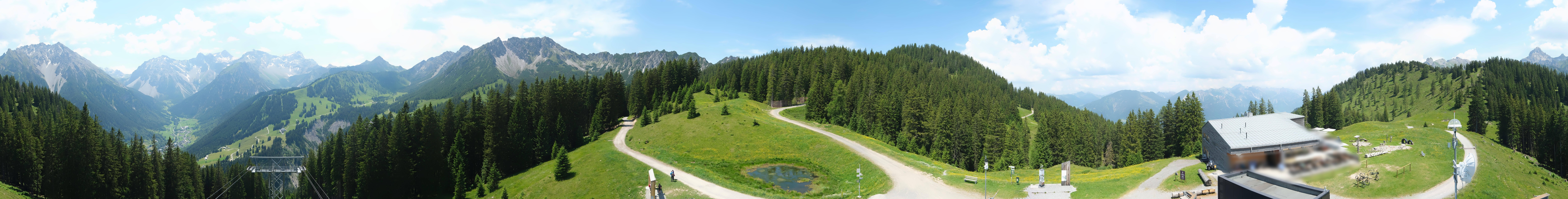 Archived image Webcam Panoramic view valley "Brandnertal", Vorarlberg