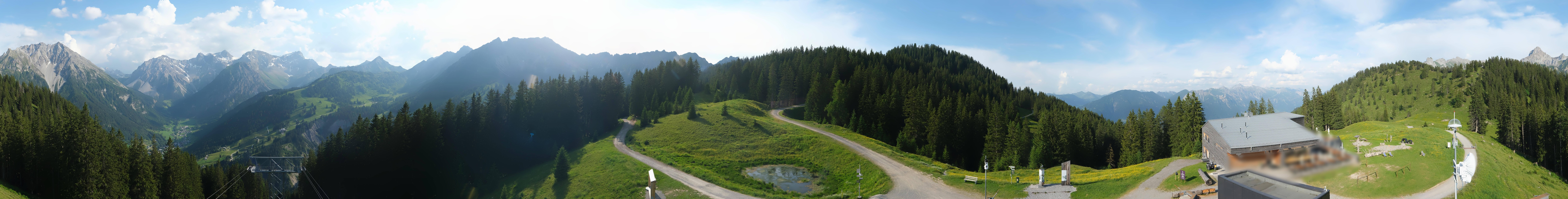 Archived image Webcam Panoramic view valley "Brandnertal", Vorarlberg