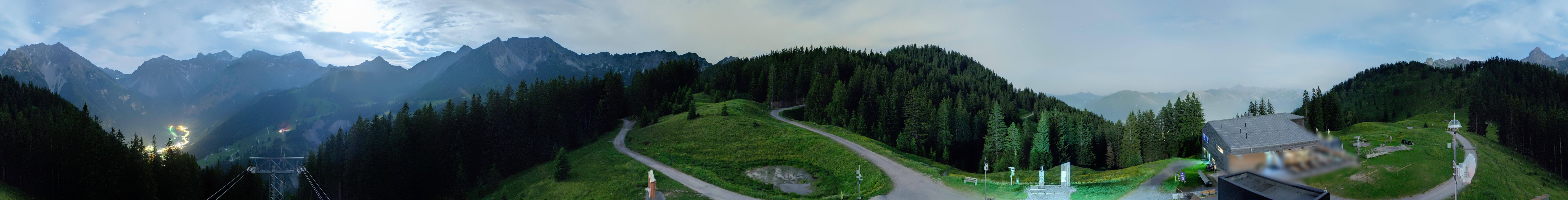 Archived image Webcam Panoramic view valley "Brandnertal", Vorarlberg