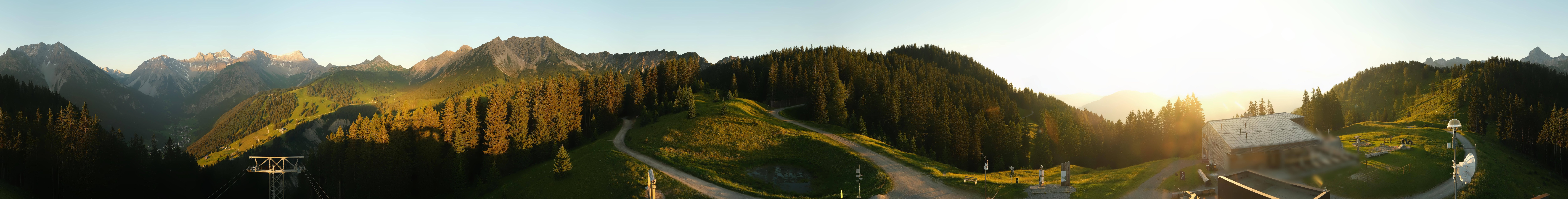 Archived image Webcam Panoramic view valley "Brandnertal", Vorarlberg