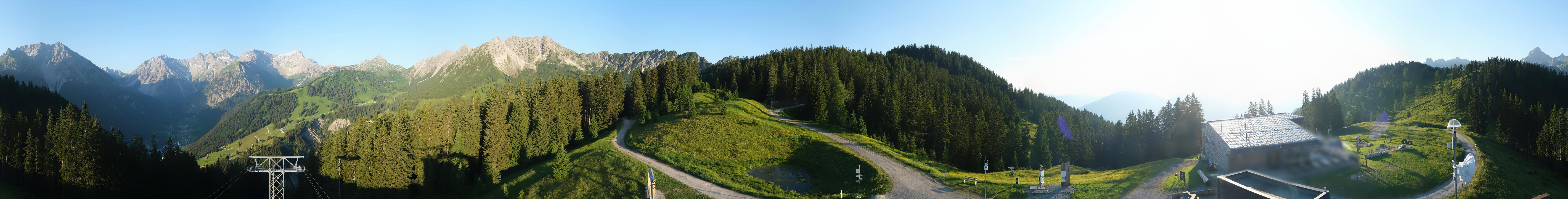 Archived image Webcam Panoramic view valley "Brandnertal", Vorarlberg