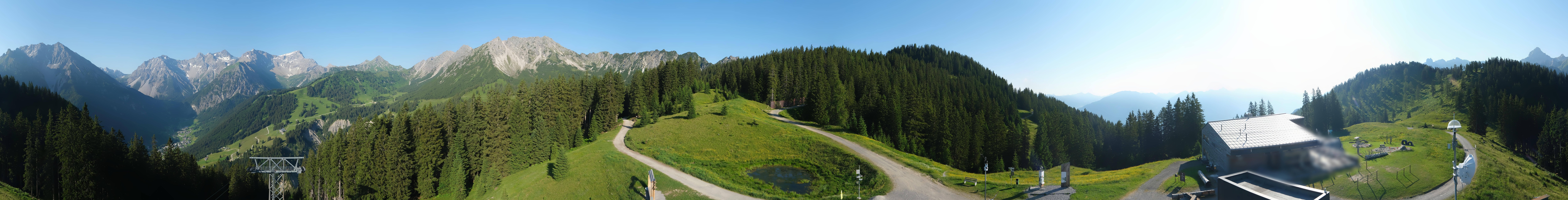 Archived image Webcam Panoramic view valley "Brandnertal", Vorarlberg