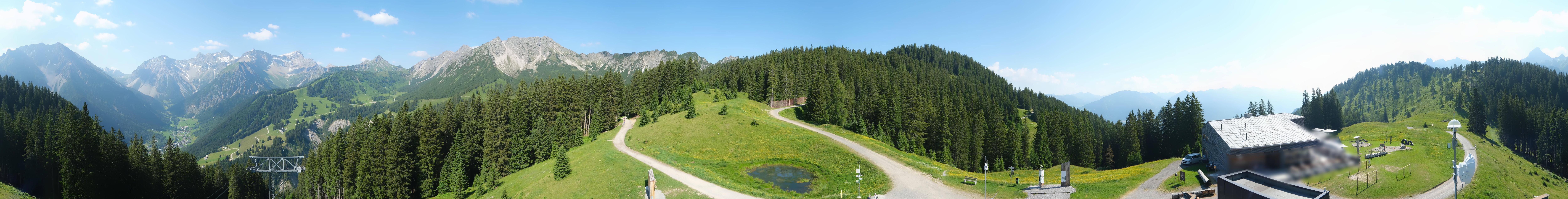 Archived image Webcam Panoramic view valley "Brandnertal", Vorarlberg