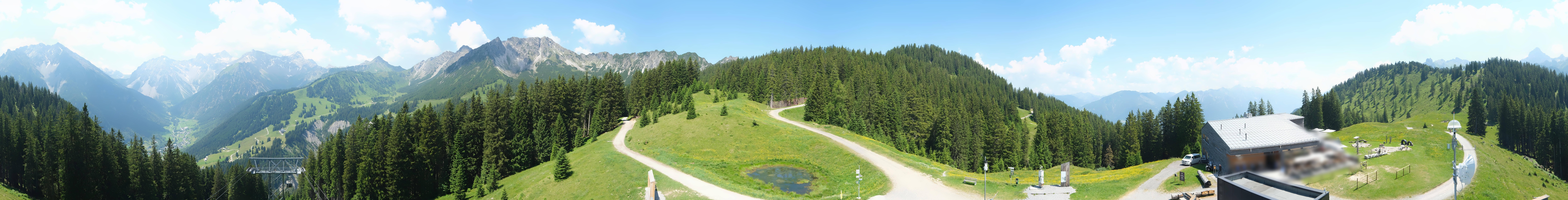 Archived image Webcam Panoramic view valley "Brandnertal", Vorarlberg