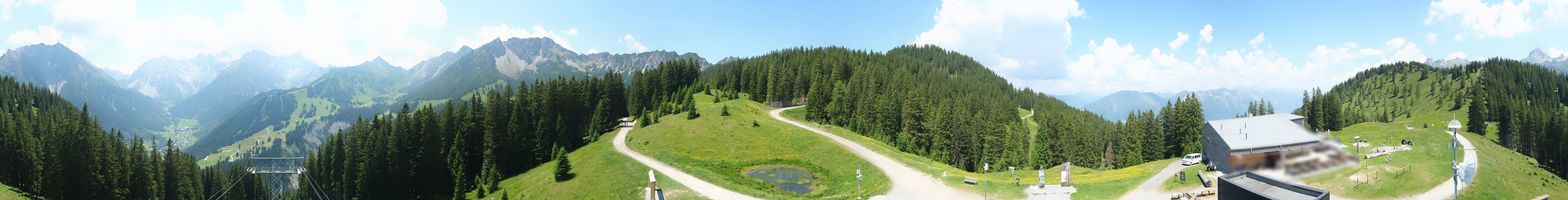 Archiv Foto Webcam Panoramablick Brandnertal, Vorarlberg