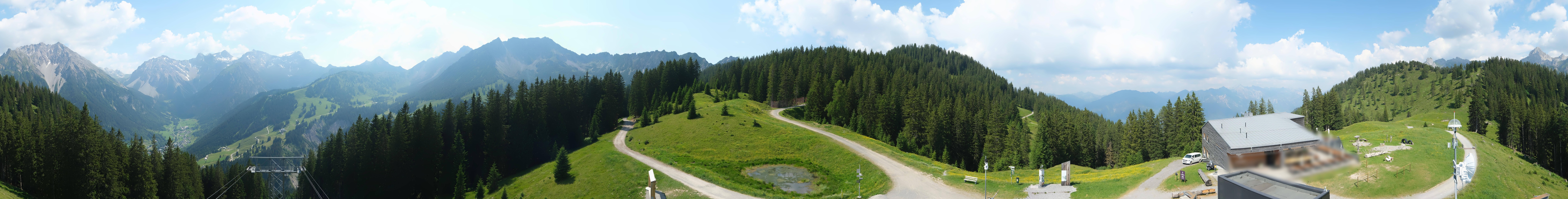 Archiv Foto Webcam Panoramablick Brandnertal, Vorarlberg