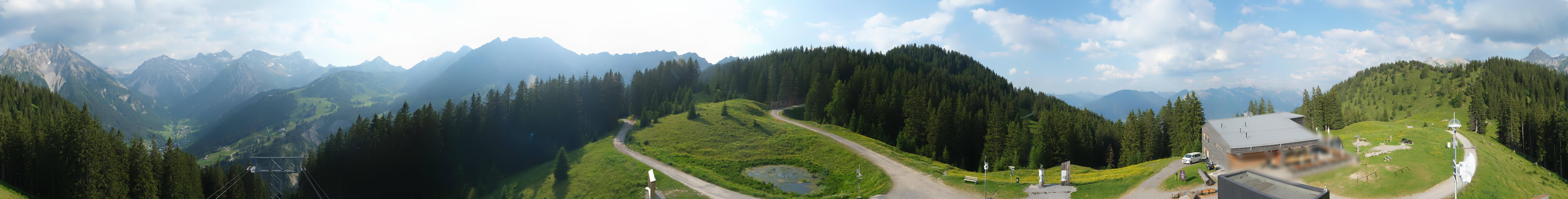 Archiv Foto Webcam Panoramablick Brandnertal, Vorarlberg
