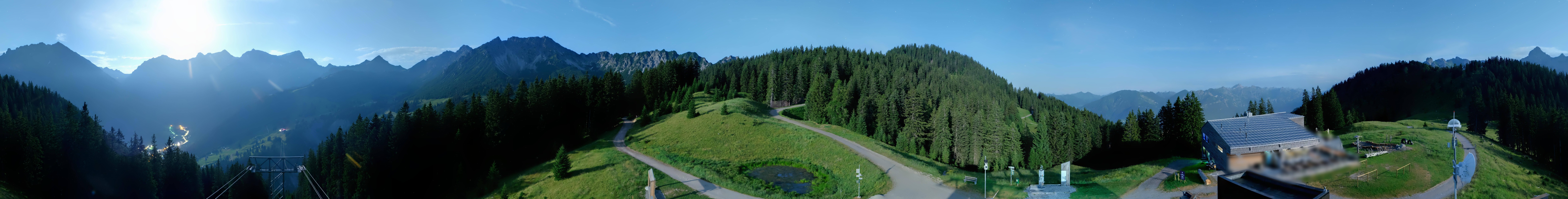 Archiv Foto Webcam Panoramablick Brandnertal, Vorarlberg