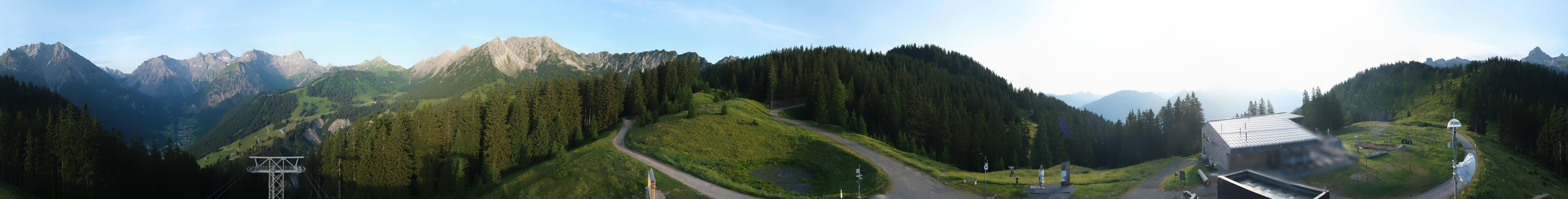 Archiv Foto Webcam Panoramablick Brandnertal, Vorarlberg
