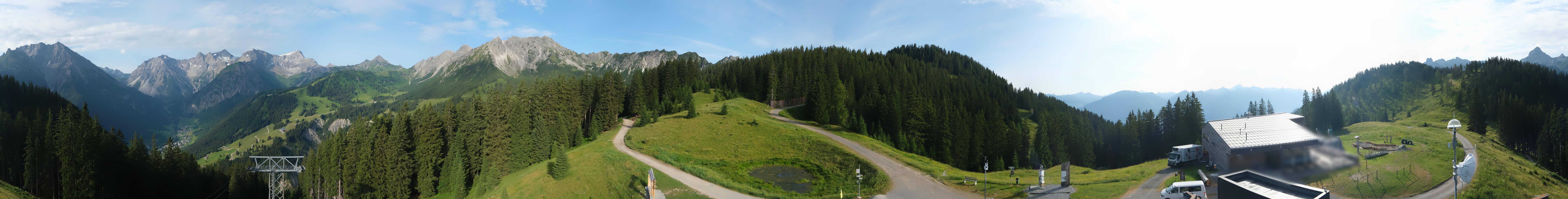 Archiv Foto Webcam Panoramablick Brandnertal, Vorarlberg