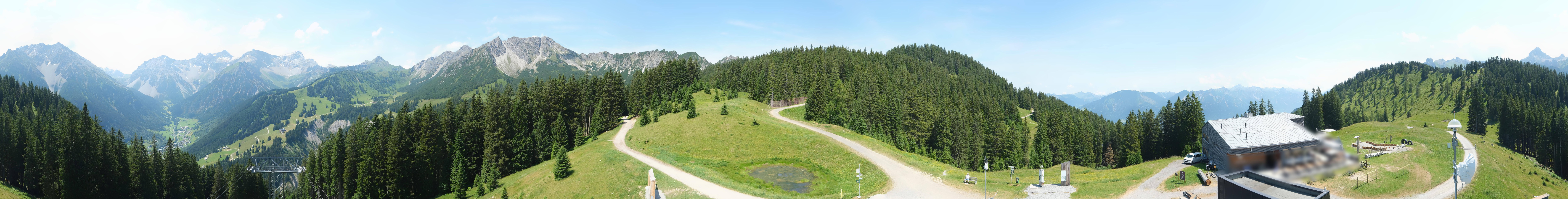 Archiv Foto Webcam Panoramablick Brandnertal, Vorarlberg
