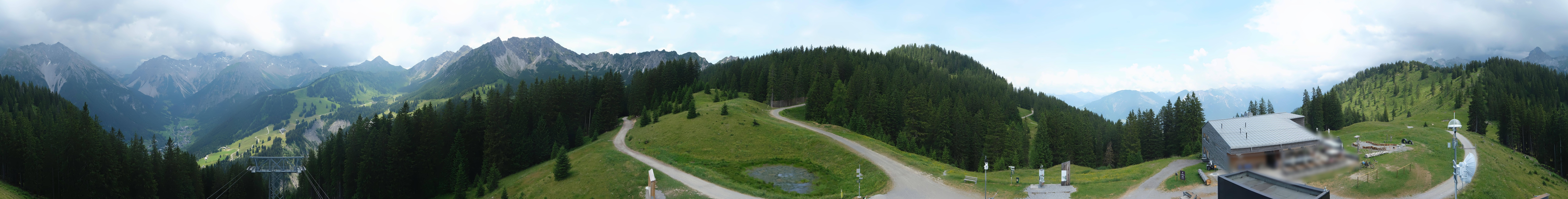 Archiv Foto Webcam Panoramablick Brandnertal, Vorarlberg