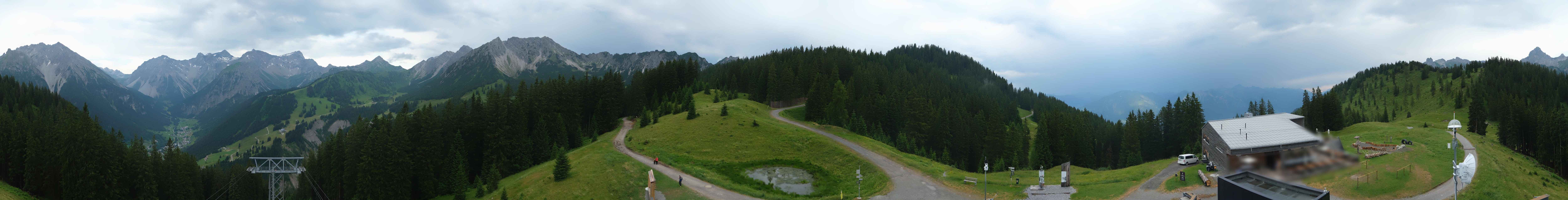 Archiv Foto Webcam Panoramablick Brandnertal, Vorarlberg