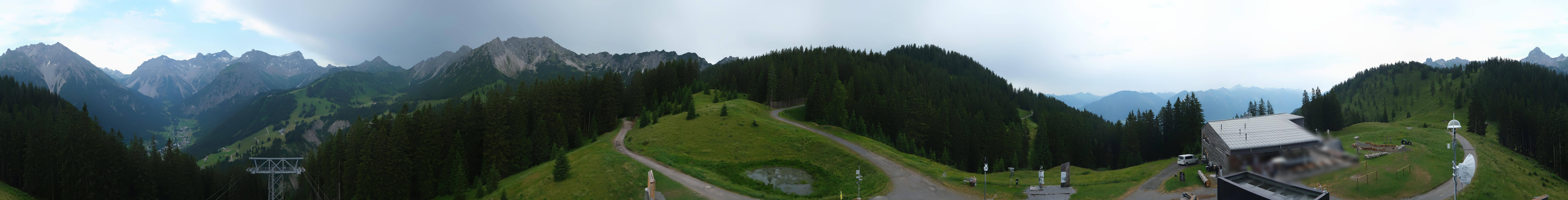Archiv Foto Webcam Panoramablick Brandnertal, Vorarlberg