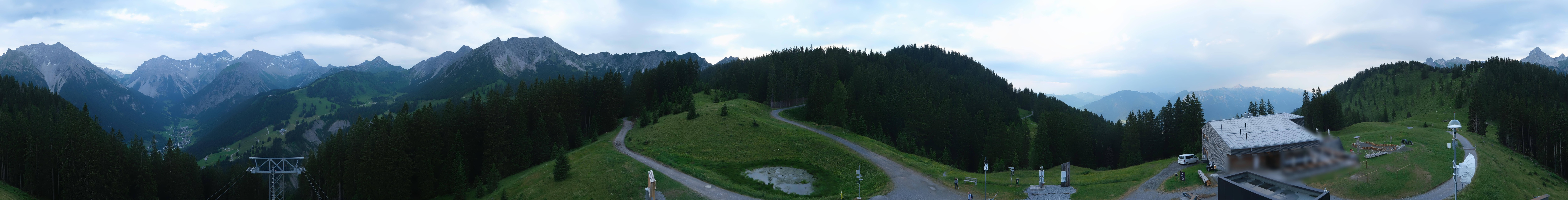 Archived image Webcam Panoramic view valley "Brandnertal", Vorarlberg