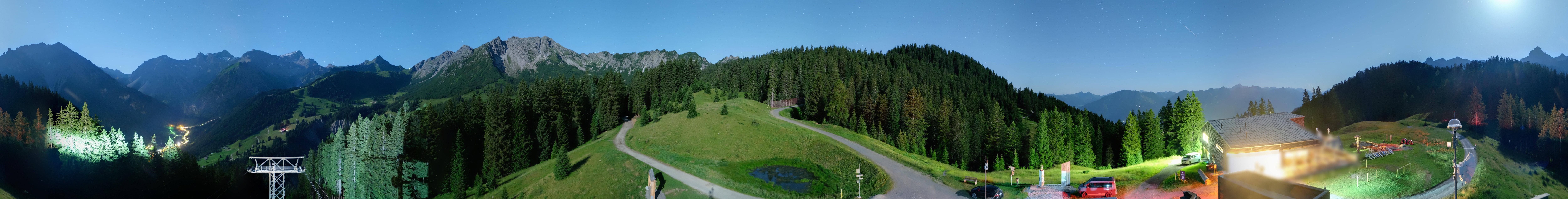 Archiv Foto Webcam Panoramablick Brandnertal, Vorarlberg