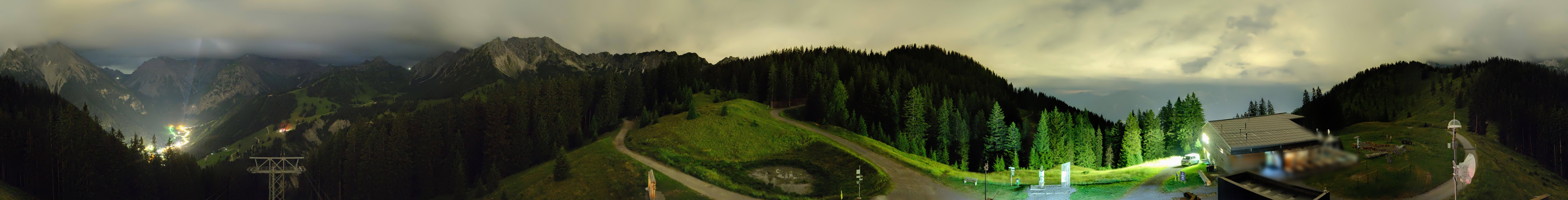 Archived image Webcam Panoramic view valley "Brandnertal", Vorarlberg