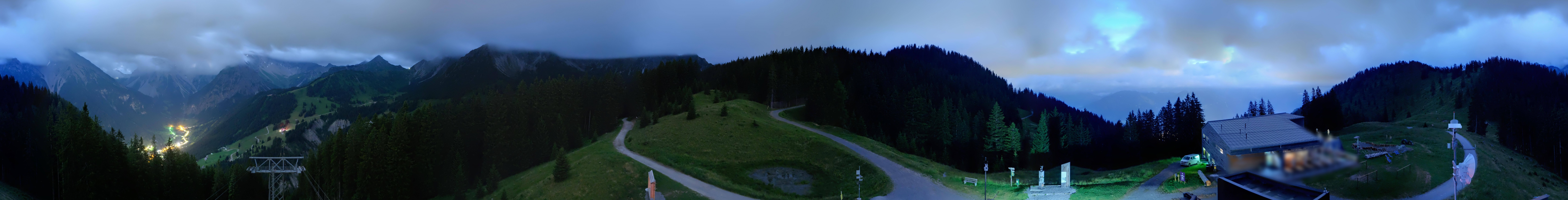 Archived image Webcam Panoramic view valley "Brandnertal", Vorarlberg