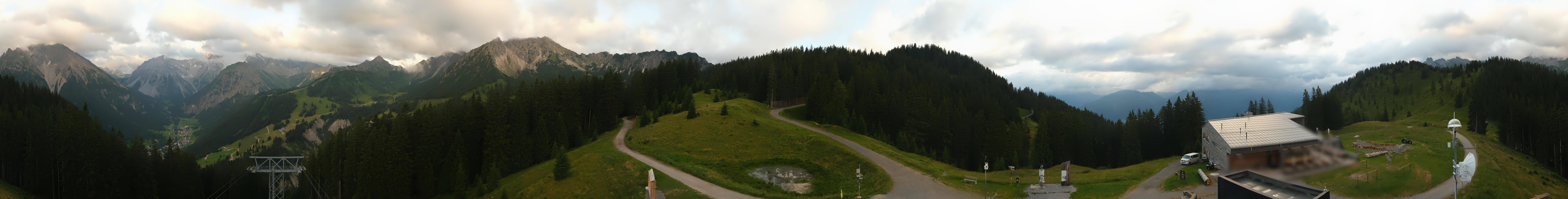 Archived image Webcam Panoramic view valley "Brandnertal", Vorarlberg