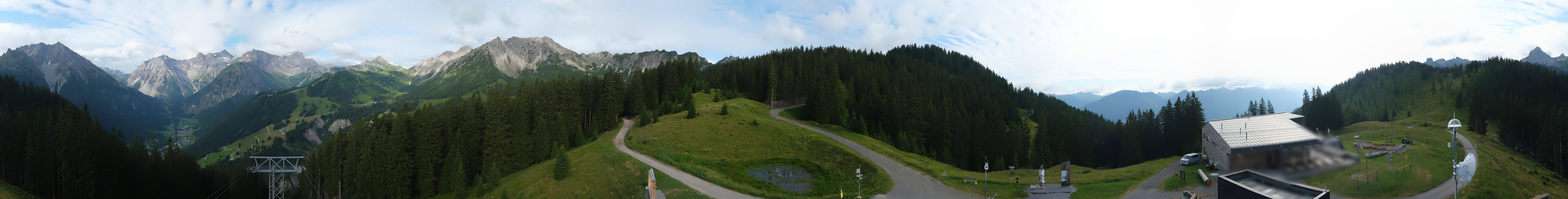 Archived image Webcam Panoramic view valley "Brandnertal", Vorarlberg