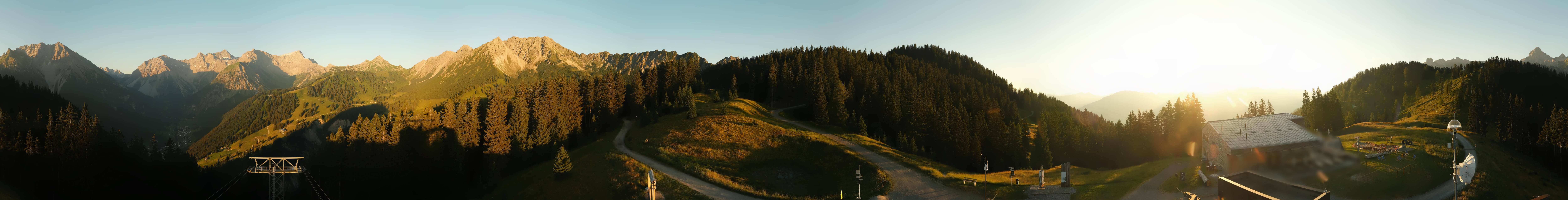Archived image Webcam Panoramic view valley "Brandnertal", Vorarlberg