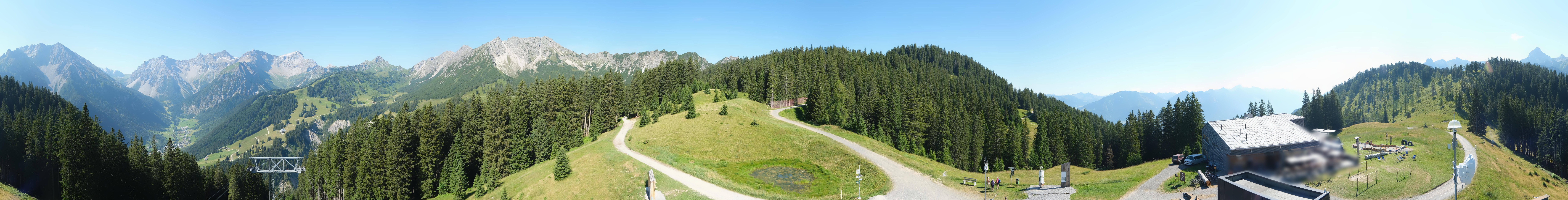 Archived image Webcam Panoramic view valley "Brandnertal", Vorarlberg