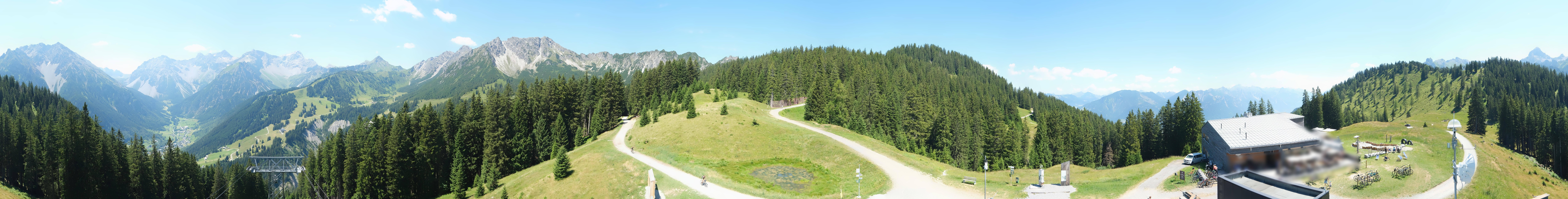 Archived image Webcam Panoramic view valley "Brandnertal", Vorarlberg