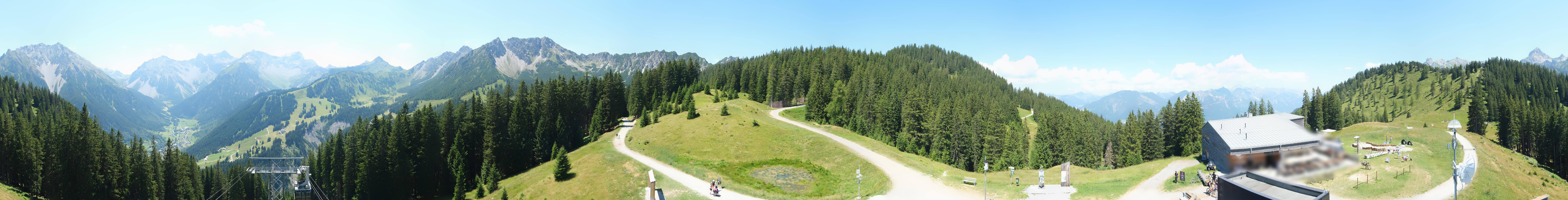 Archived image Webcam Panoramic view valley "Brandnertal", Vorarlberg