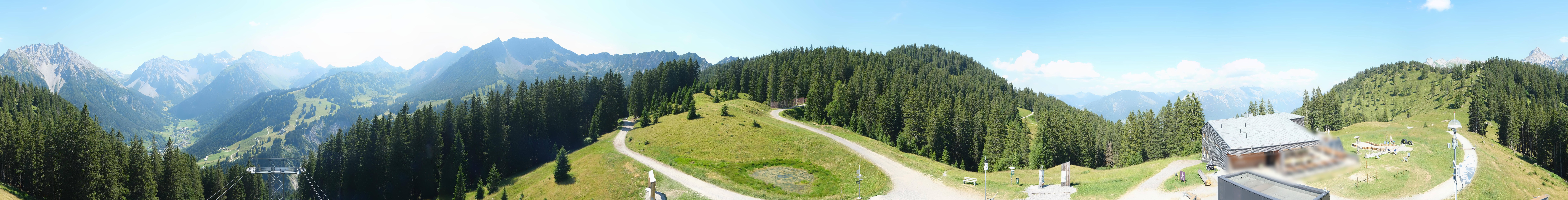 Archived image Webcam Panoramic view valley "Brandnertal", Vorarlberg