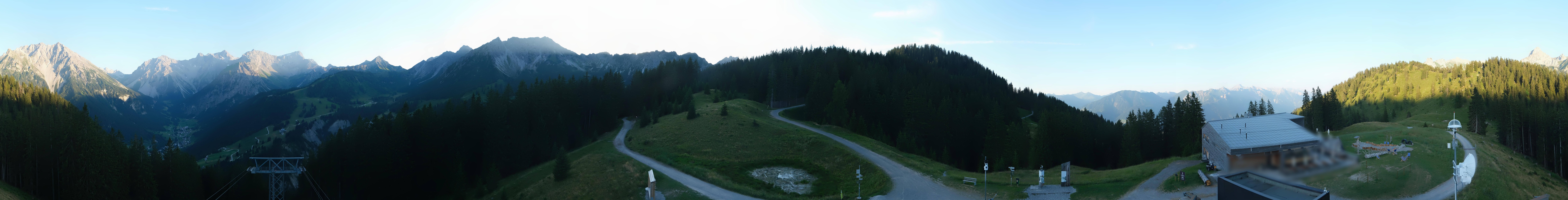 Archived image Webcam Panoramic view valley "Brandnertal", Vorarlberg