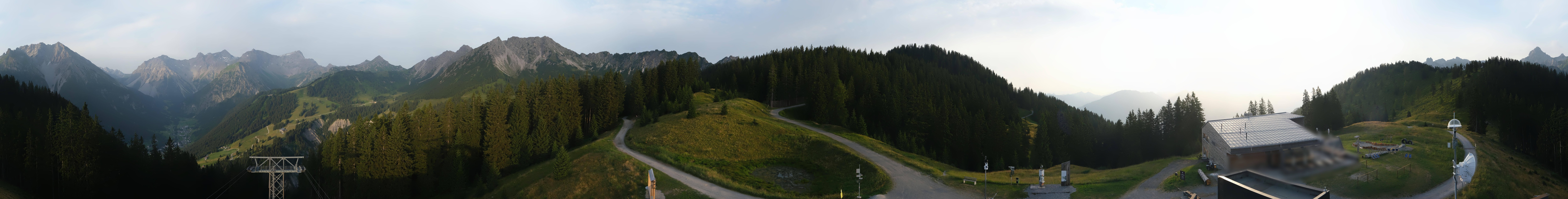Archived image Webcam Panoramic view valley "Brandnertal", Vorarlberg