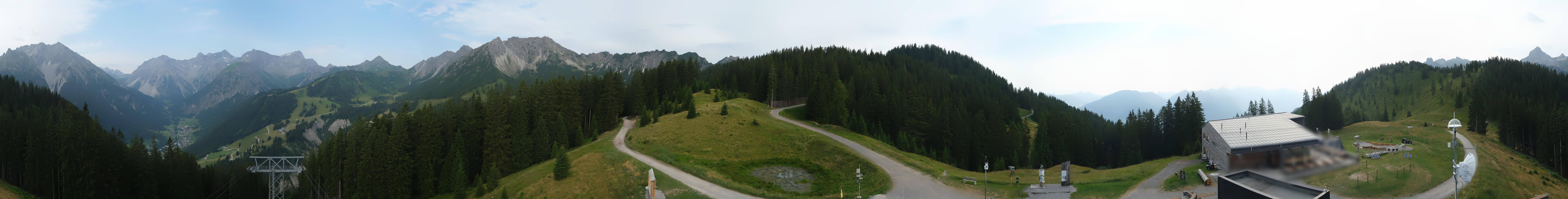 Archived image Webcam Panoramic view valley "Brandnertal", Vorarlberg