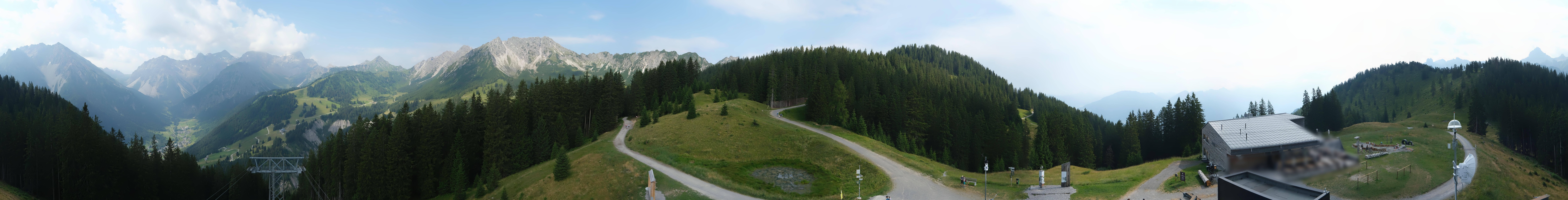 Archived image Webcam Panoramic view valley "Brandnertal", Vorarlberg