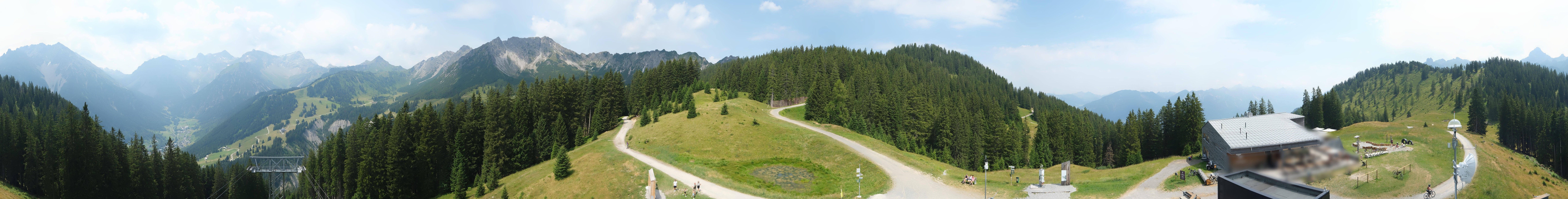 Archived image Webcam Panoramic view valley "Brandnertal", Vorarlberg