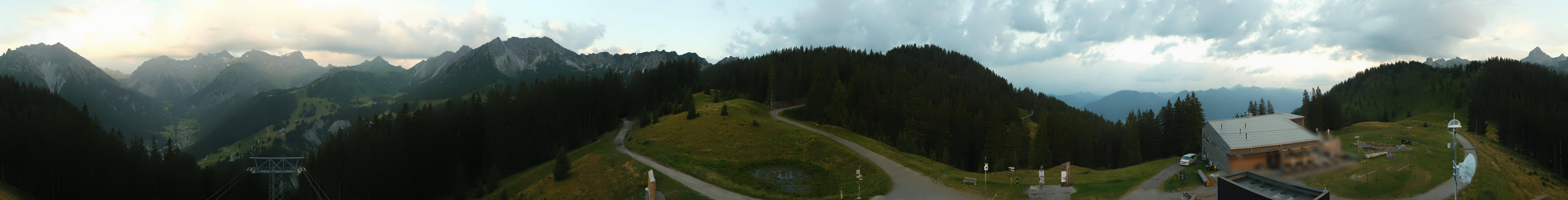 Archiv Foto Webcam Panoramablick Brandnertal, Vorarlberg