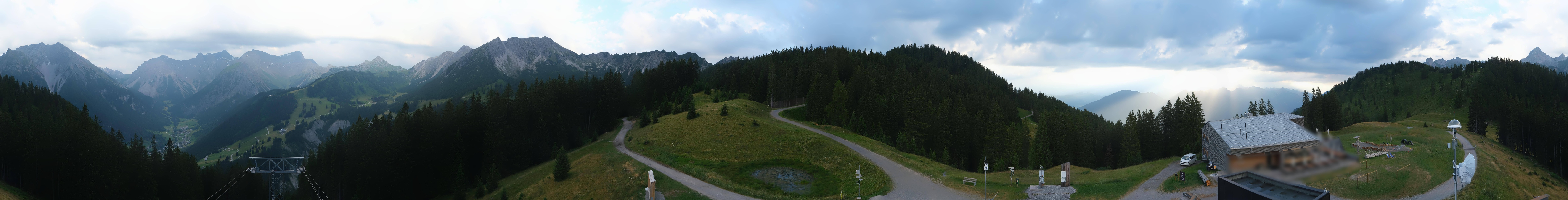 Archiv Foto Webcam Panoramablick Brandnertal, Vorarlberg