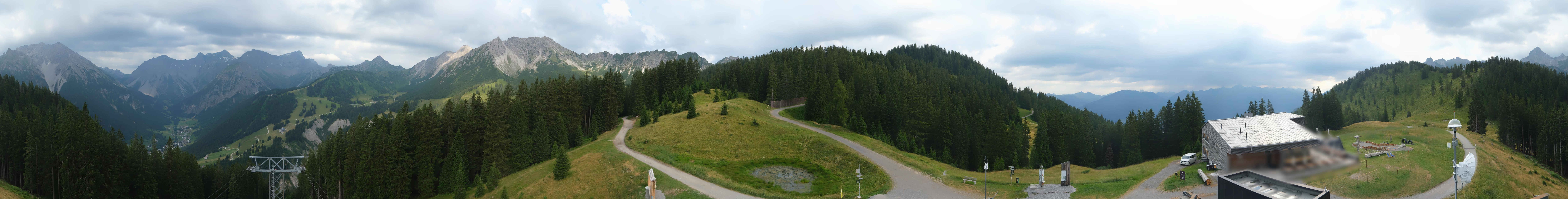 Archiv Foto Webcam Panoramablick Brandnertal, Vorarlberg