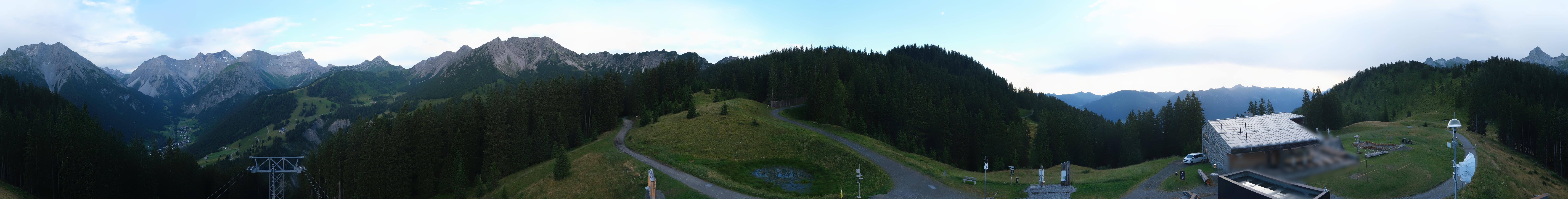 Archiv Foto Webcam Panoramablick Brandnertal, Vorarlberg