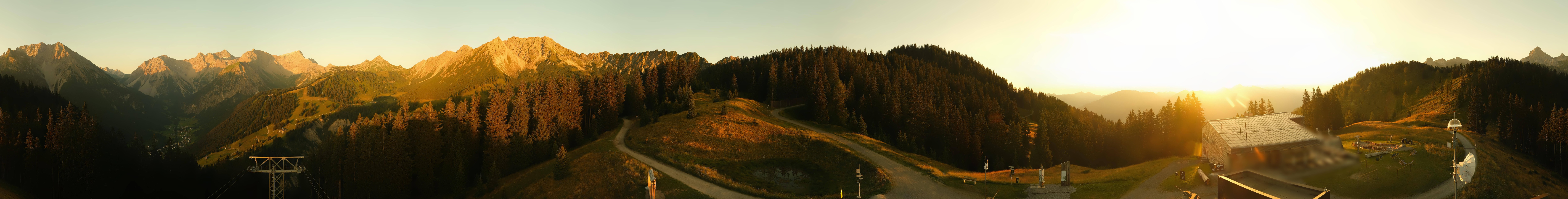 Archiv Foto Webcam Panoramablick Brandnertal, Vorarlberg