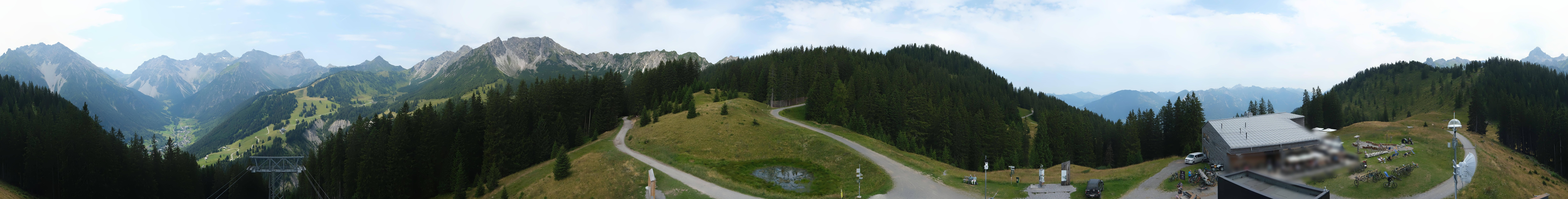 Archiv Foto Webcam Panoramablick Brandnertal, Vorarlberg