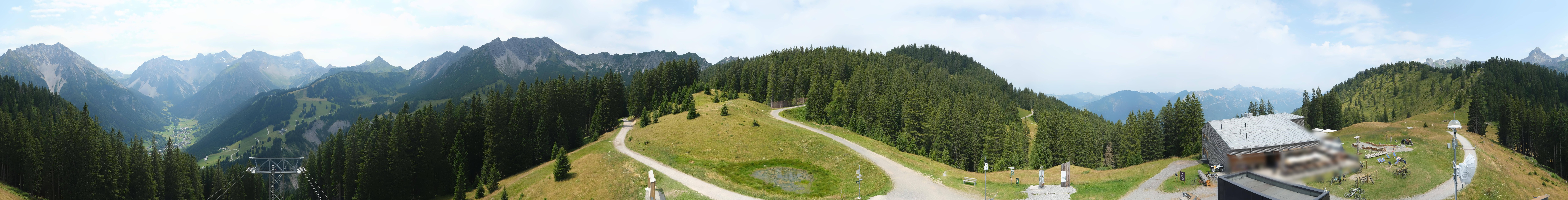 Archiv Foto Webcam Panoramablick Brandnertal, Vorarlberg