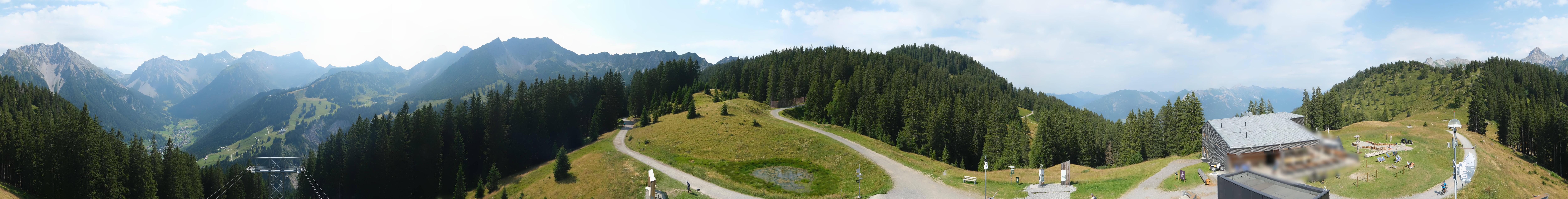 Archiv Foto Webcam Panoramablick Brandnertal, Vorarlberg