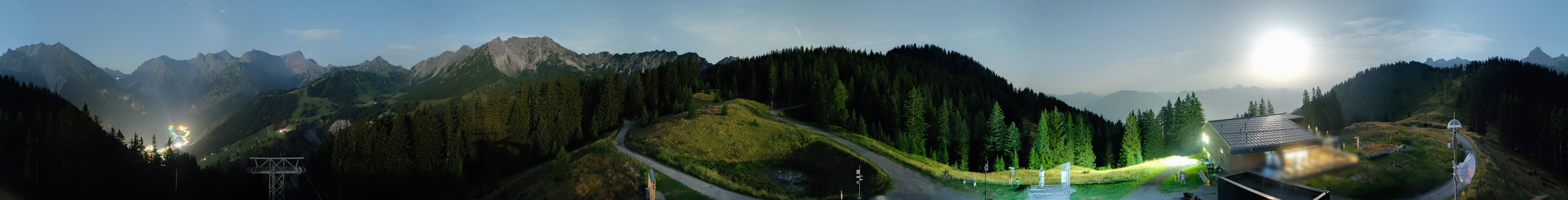Archiv Foto Webcam Panoramablick Brandnertal, Vorarlberg