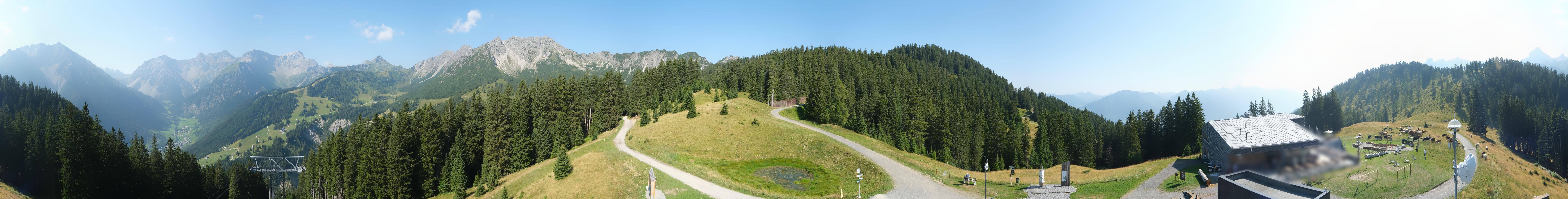 Archiv Foto Webcam Panoramablick Brandnertal, Vorarlberg