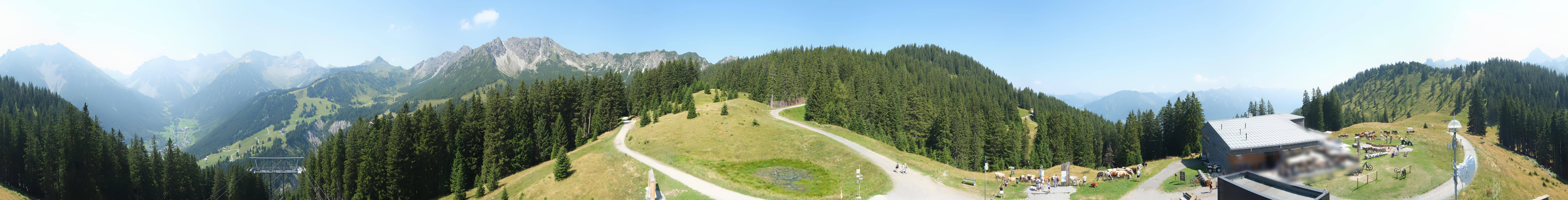 Archiv Foto Webcam Panoramablick Brandnertal, Vorarlberg