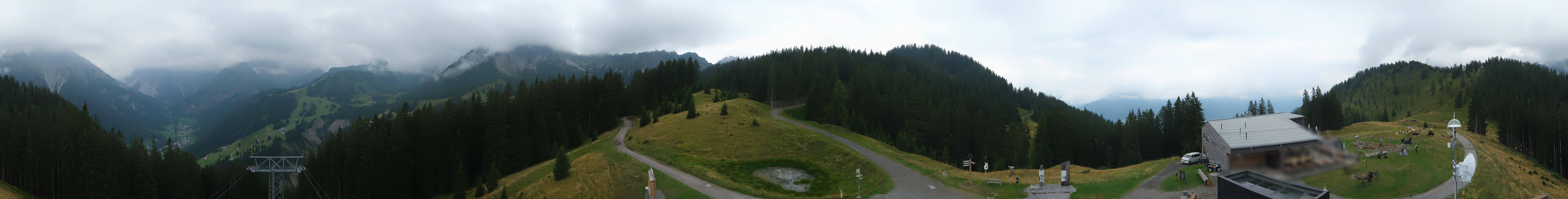 Archiv Foto Webcam Panoramablick Brandnertal, Vorarlberg
