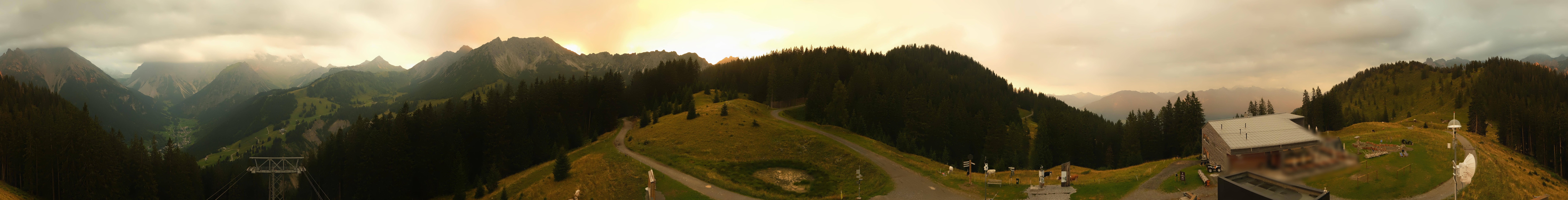 Archiv Foto Webcam Panoramablick Brandnertal, Vorarlberg