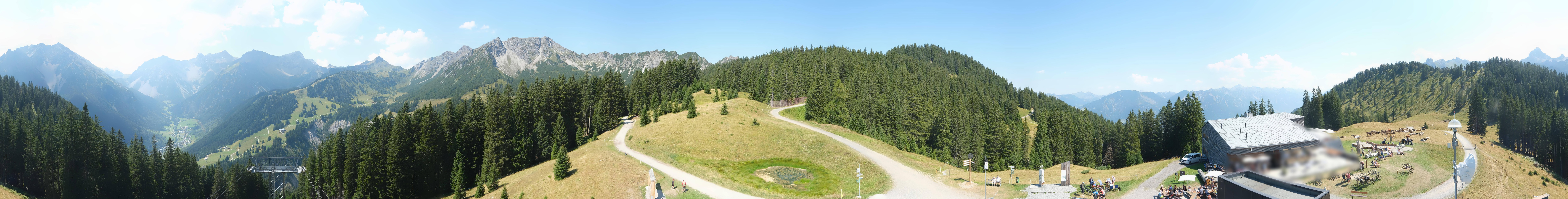 Archiv Foto Webcam Panoramablick Brandnertal, Vorarlberg
