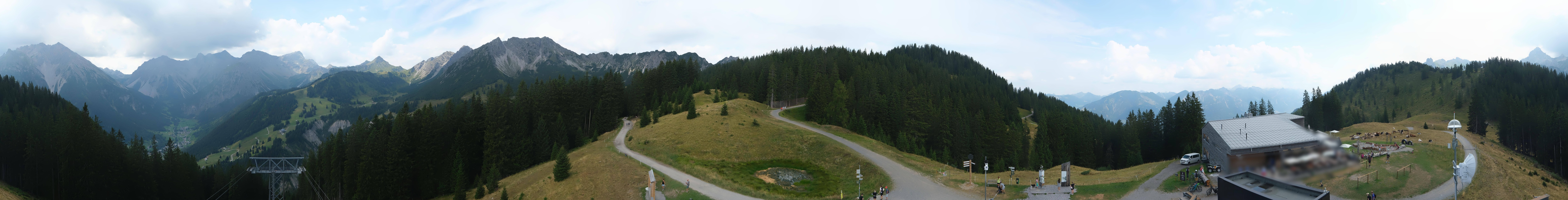 Archiv Foto Webcam Panoramablick Brandnertal, Vorarlberg